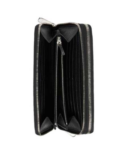 Gucci Jumbo Gg Travel Document Case In Black