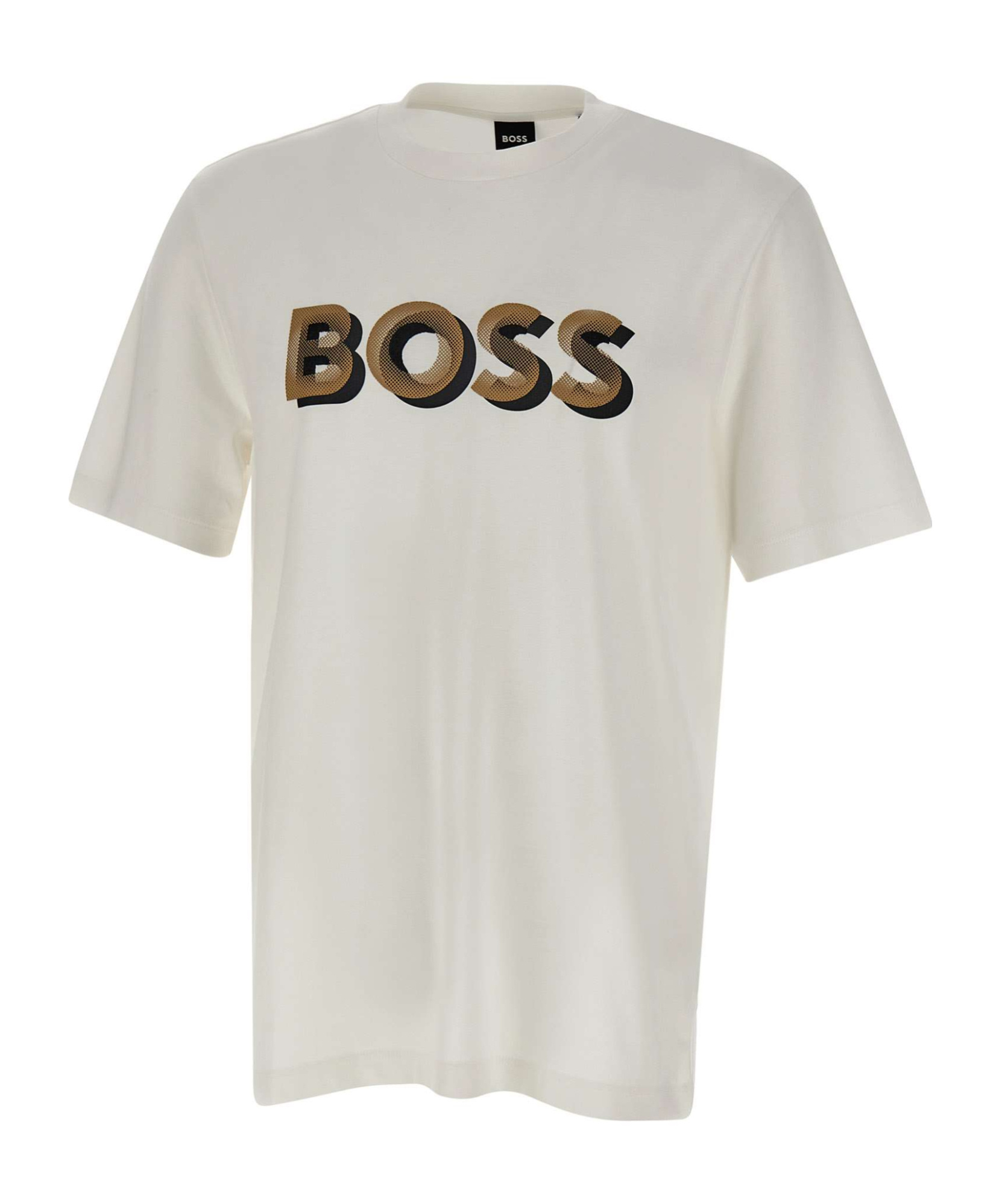 Hugo Boss Cotton Logo T-shirt For Everyday Wear In White