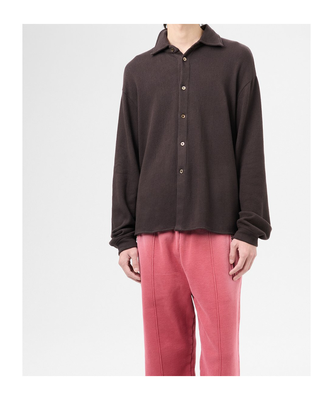 Our Legacy Sleeve Cuffed Long Shirt In Black