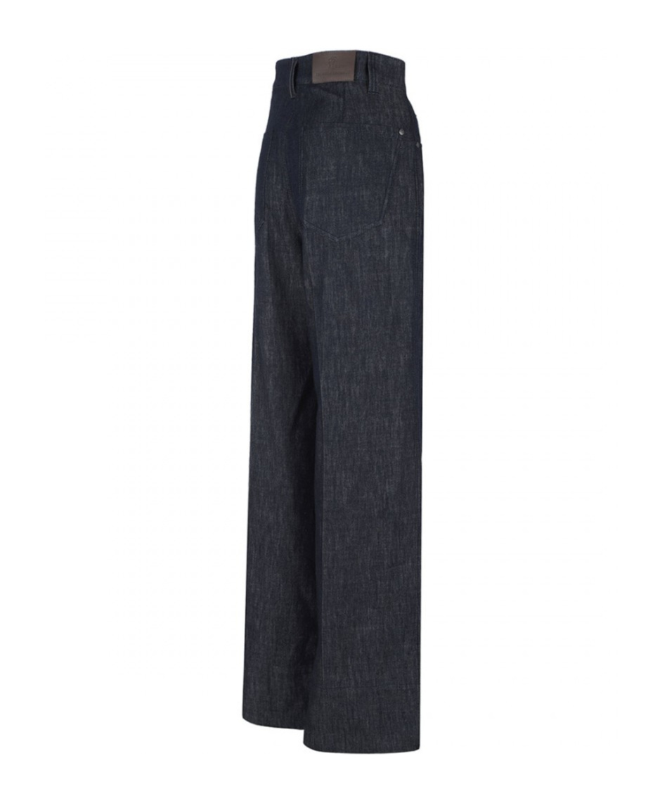 Shop Brunello Cucinelli Multi-pocket Denim Pants In Black