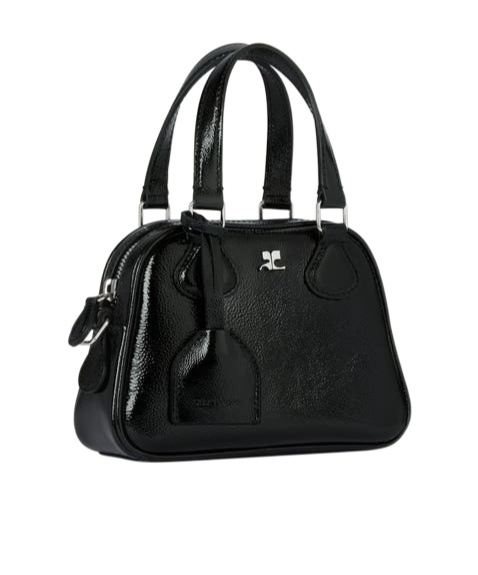Courrèges Ac Stud Tote Bag In Black