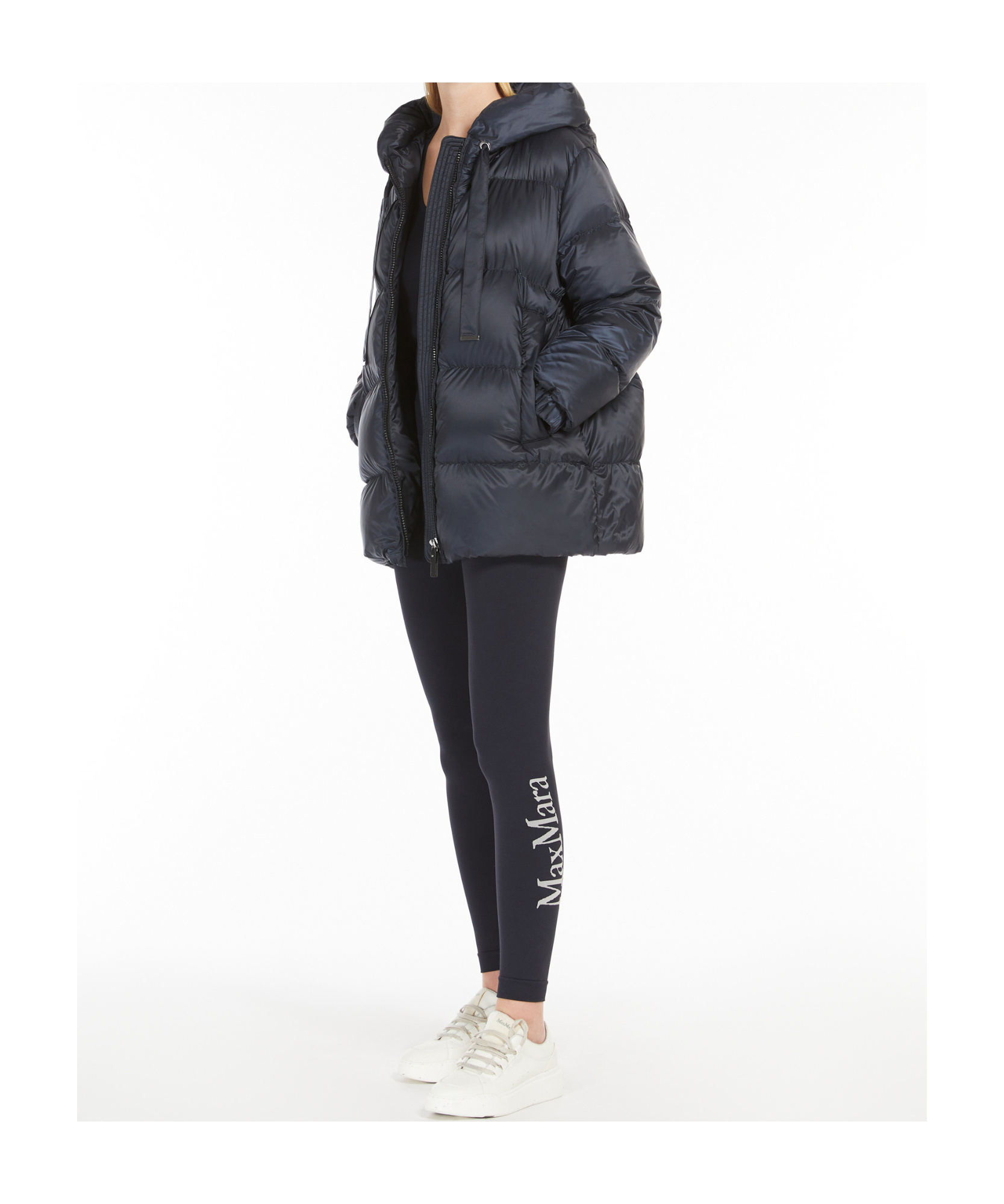 Max Mara Hooded Down Jacket