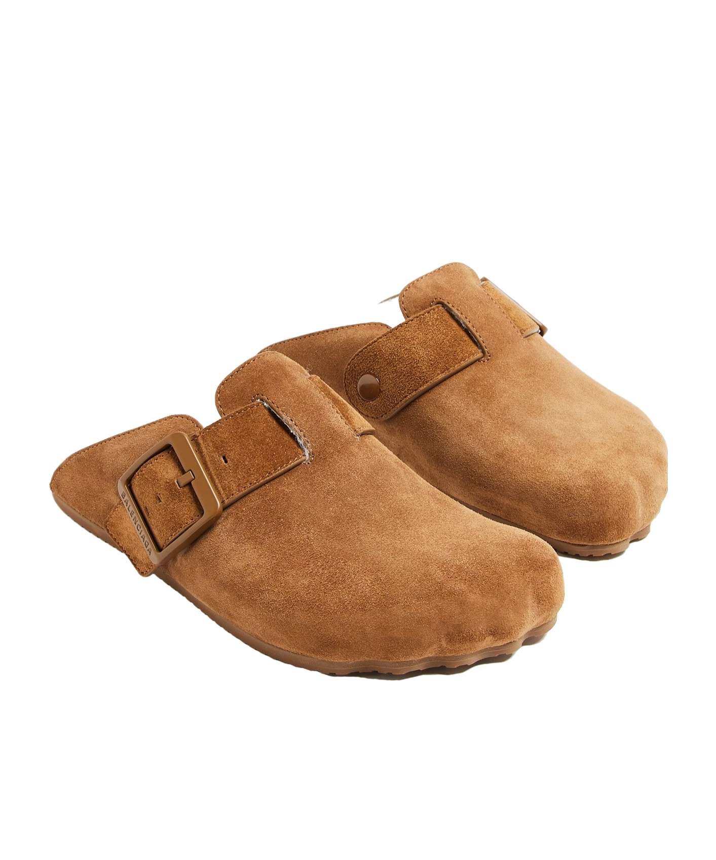Balenciaga Sunday Slip-on Mules In Brown