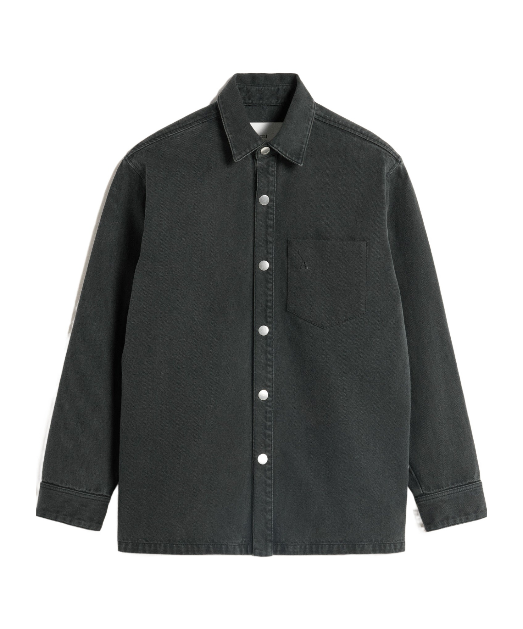Ami Alexandre Mattiussi Ami Long-sleeved Button-up Jacket In Black
