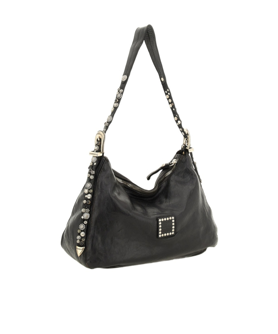 Campomaggi Giuliana Shoulder Bag In Black