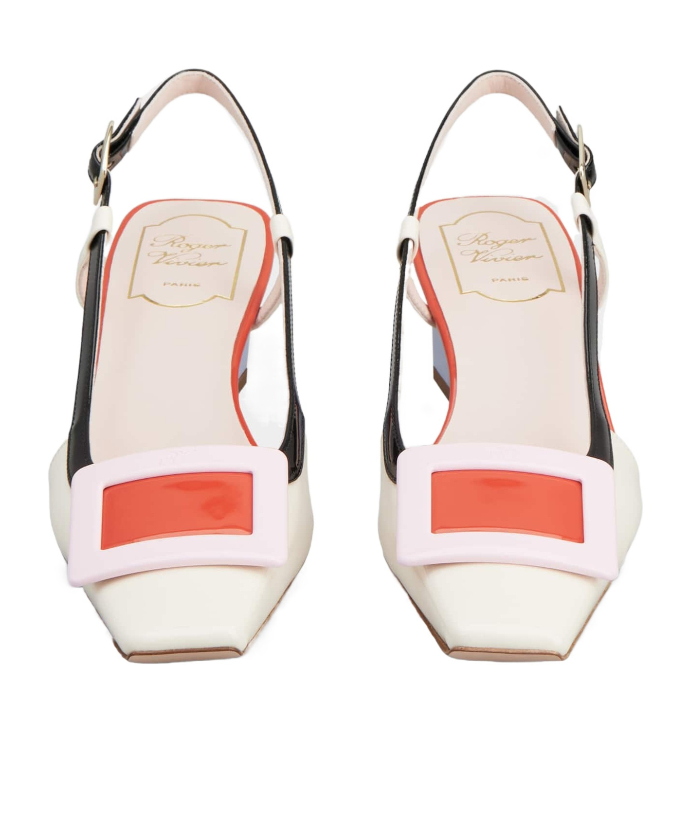 Roger Vivier Belle Vivier Slingback In Multicolor