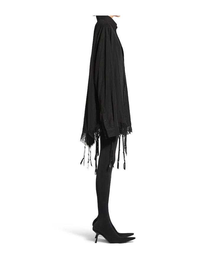 Shop Balenciaga Women's Lingerie Shirt In Black