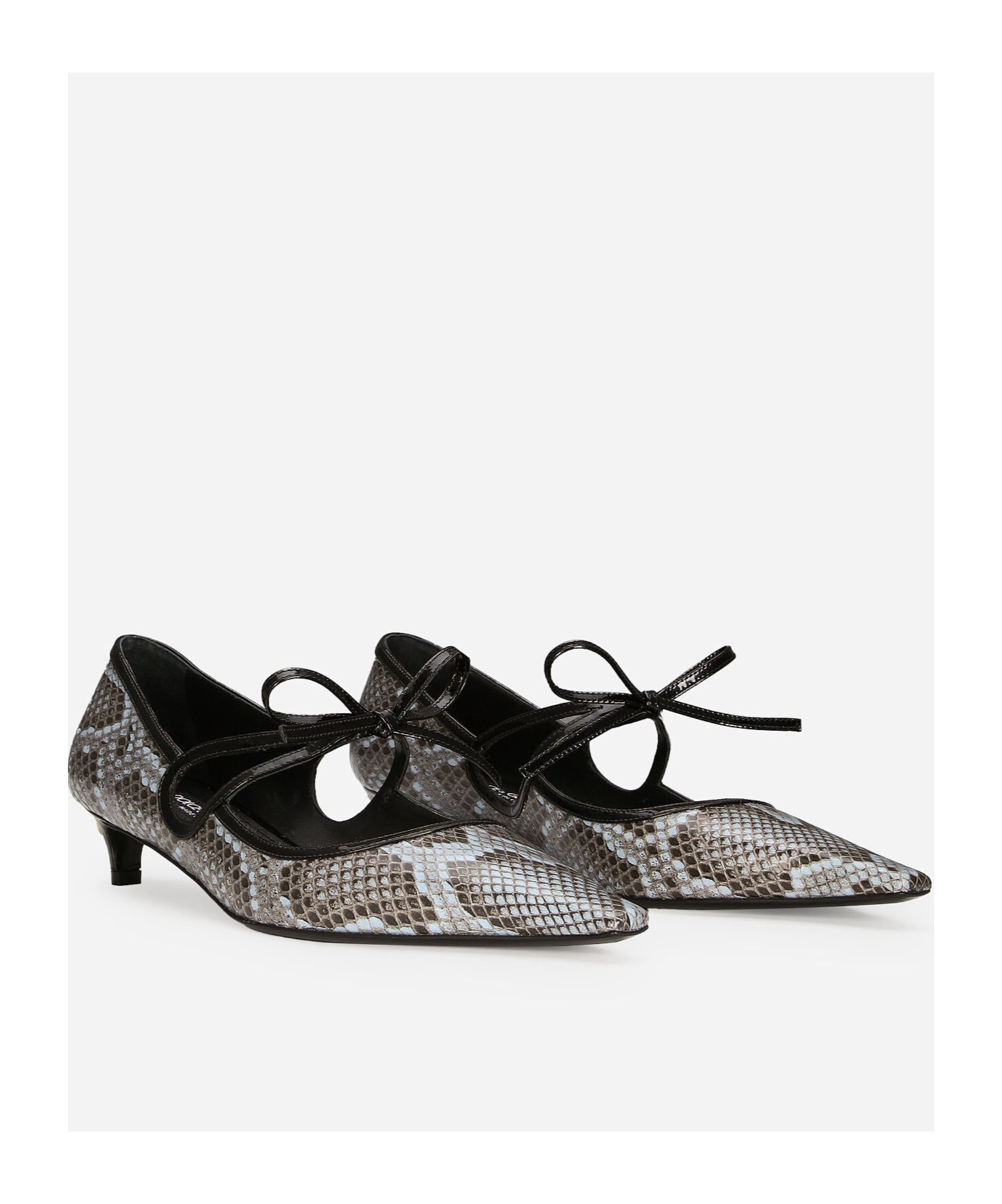 Dolce & Gabbana Logo High Heels In Black