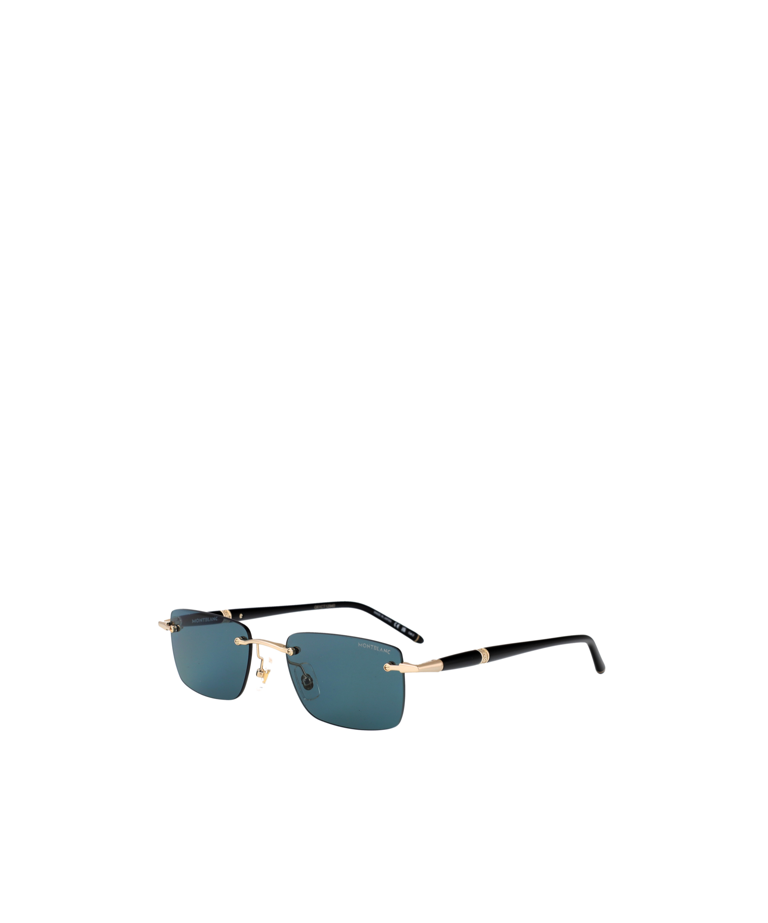 Montblanc Sunglasses Mb0344s In Gold-black-green