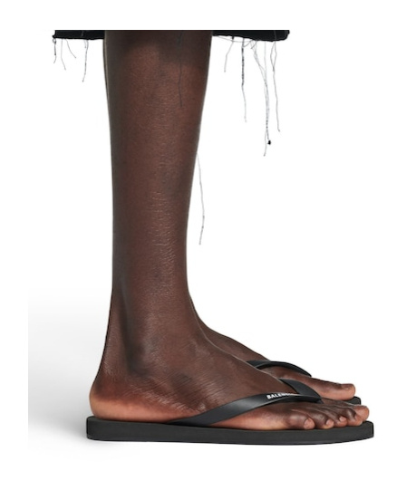 Balenciaga Heeled Sandals With Flat Sole And Open Toe