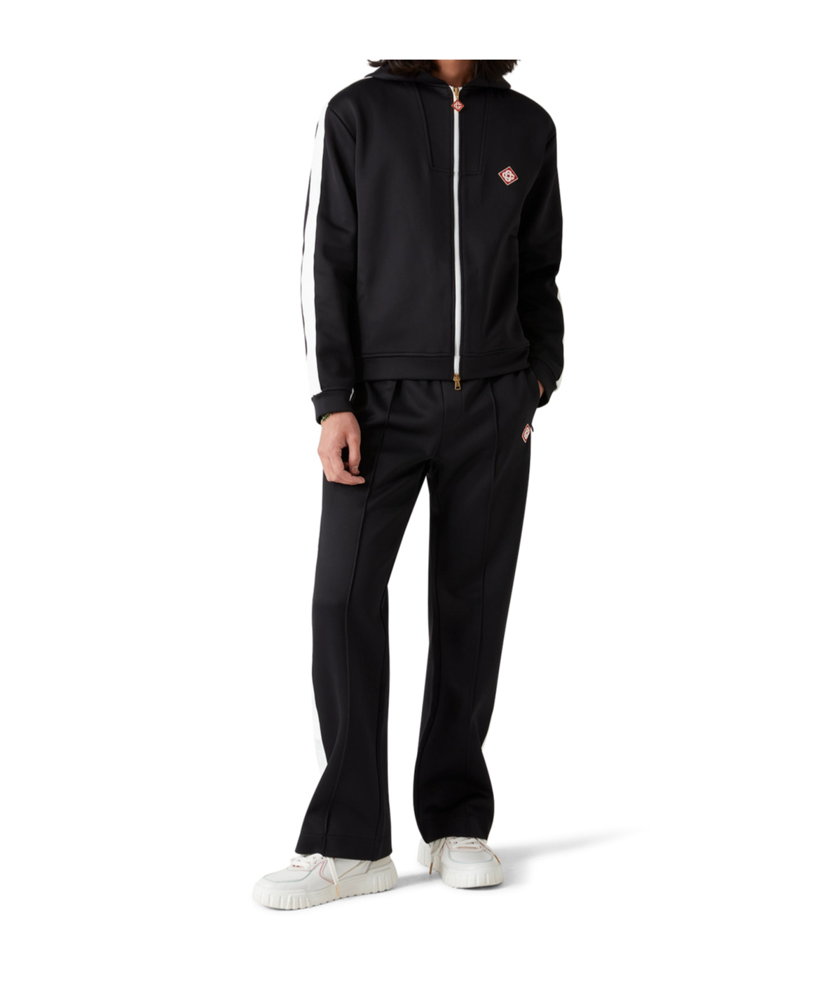 Casablanca Elastic Waist Sweatpants In Black