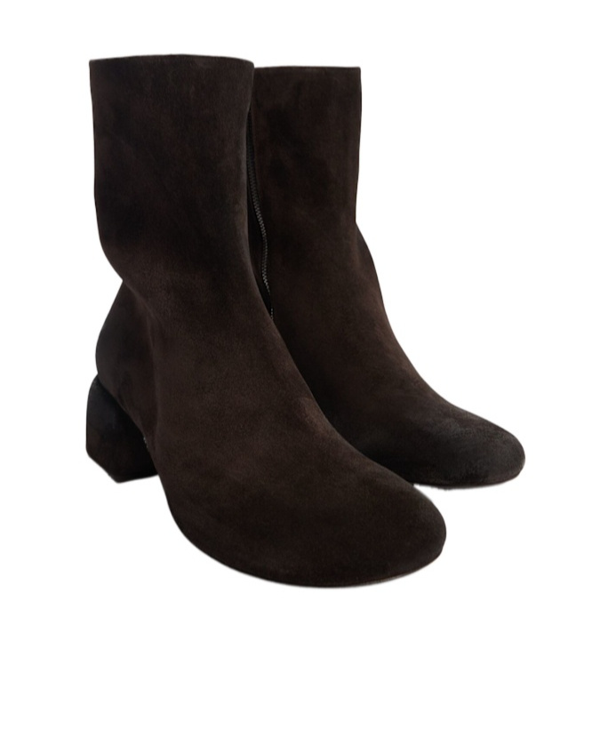 Marsèll Basata Suede Ankle Boots In Brown