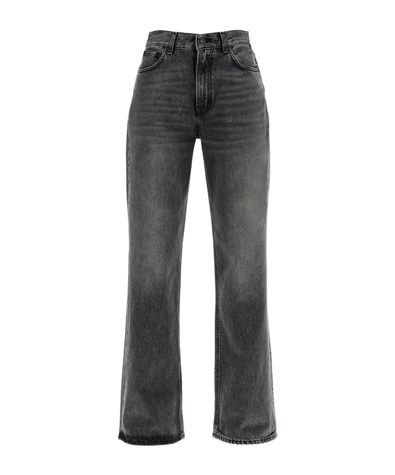 Haikure Korea Jeans In Medium Black (grey)