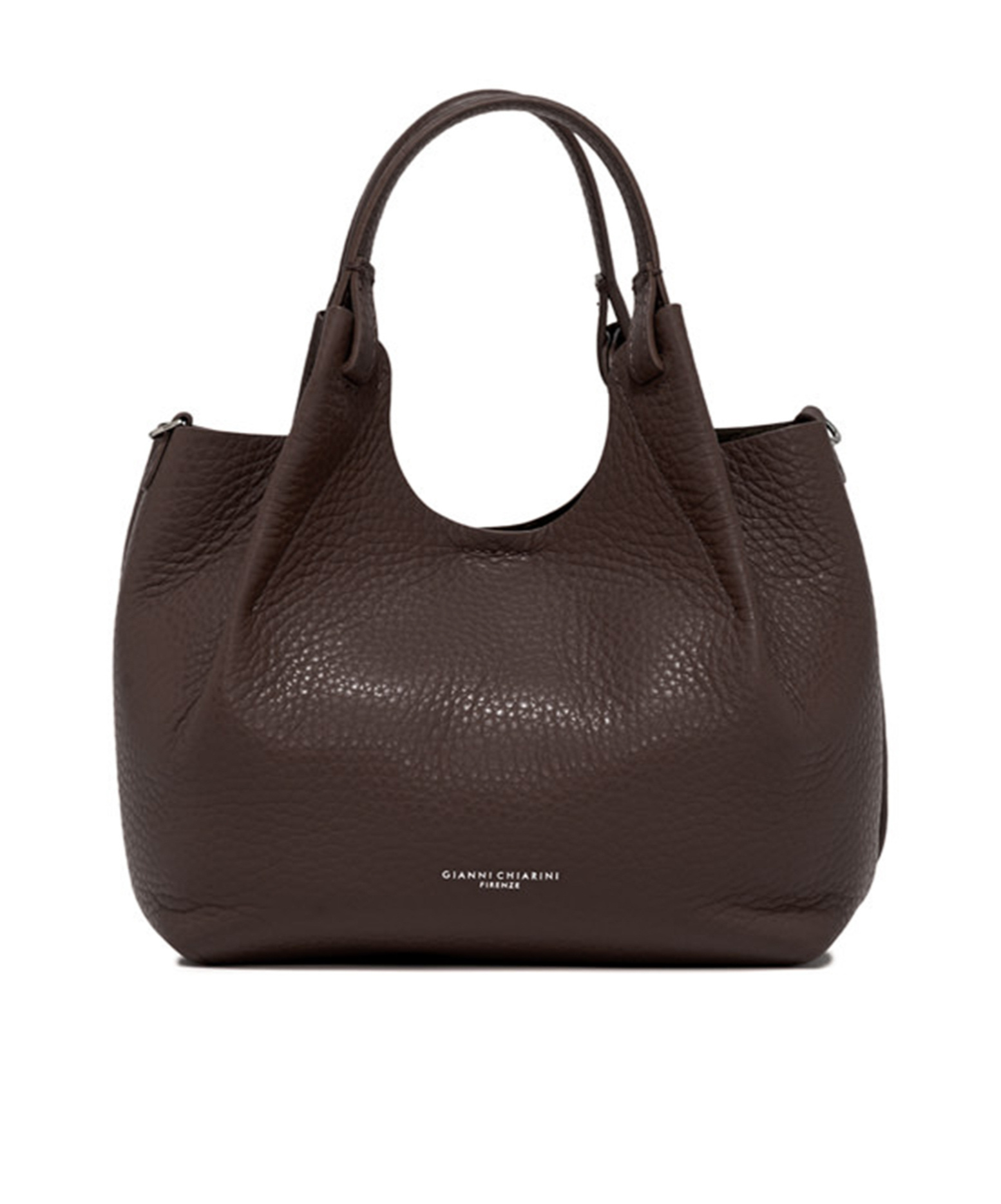 Gianni Chiarini Dua Leather Tote Bag In Brown