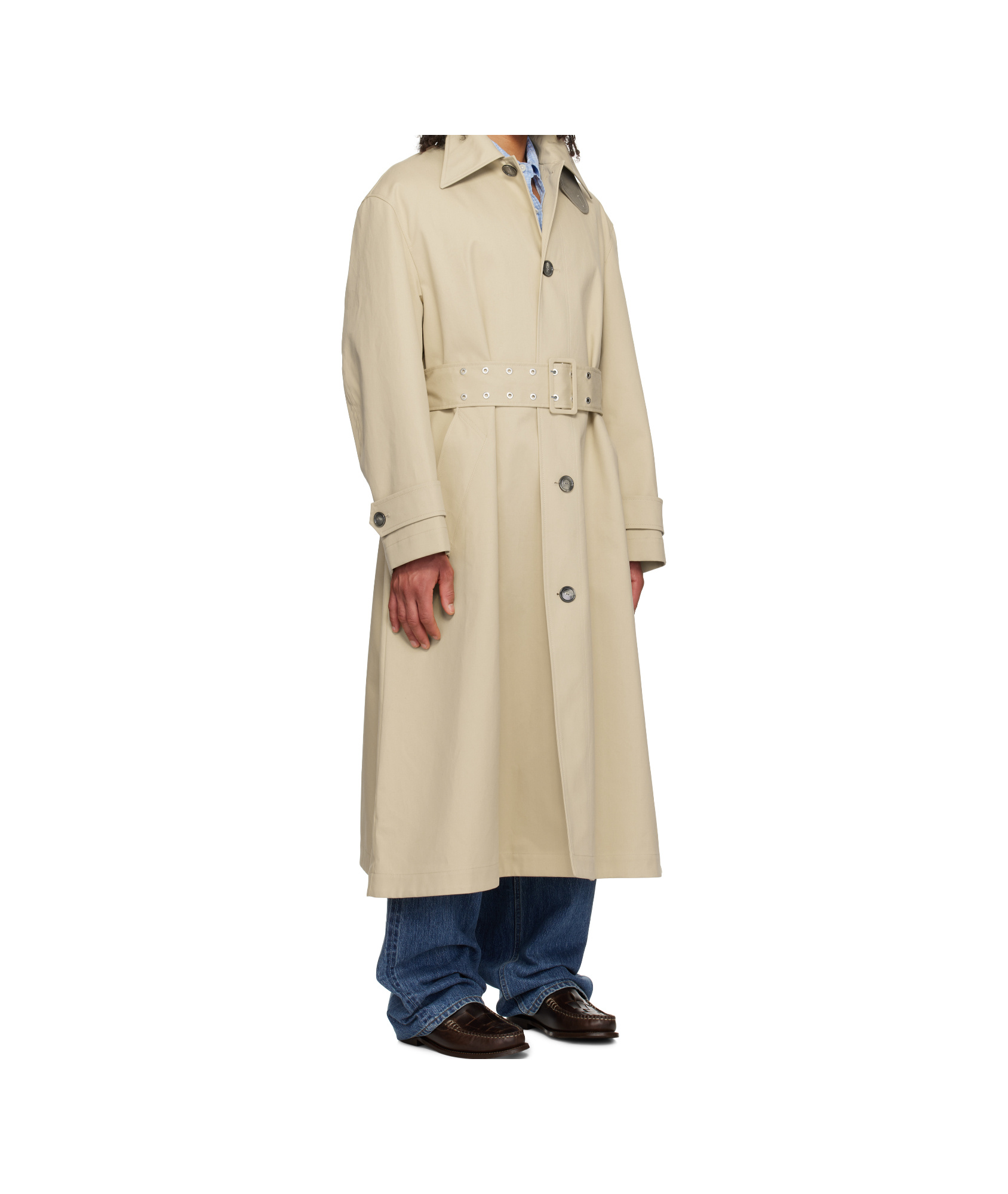Ami Alexandre Mattiussi Strap Windbreaker In Nude