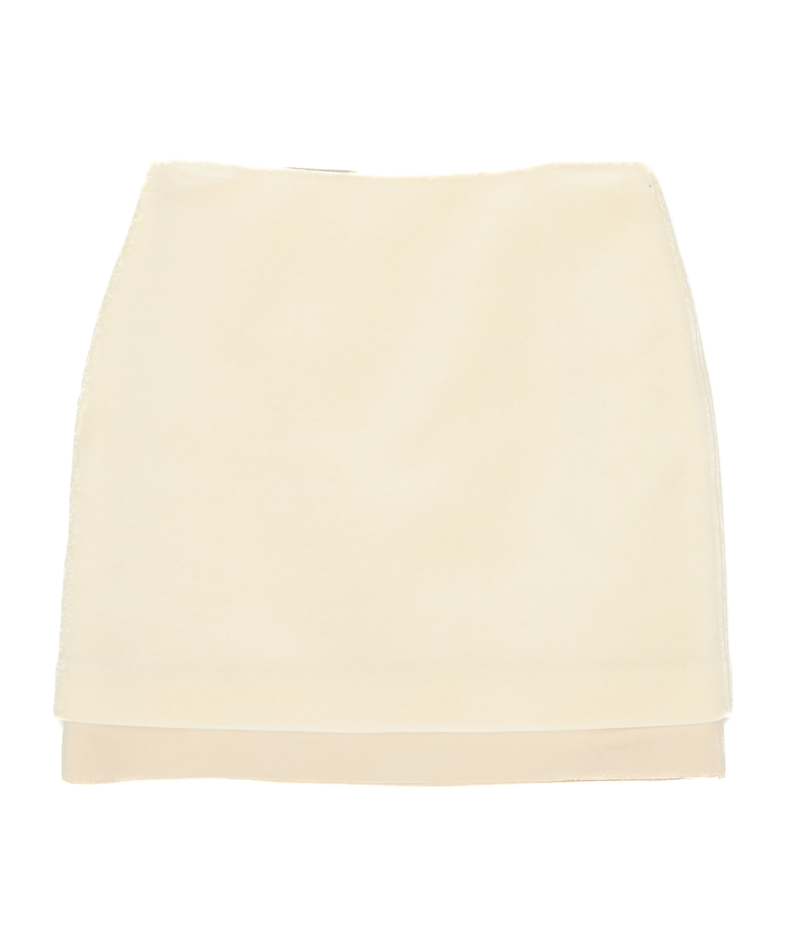 Jil Sander Layered Mini Skirt In White