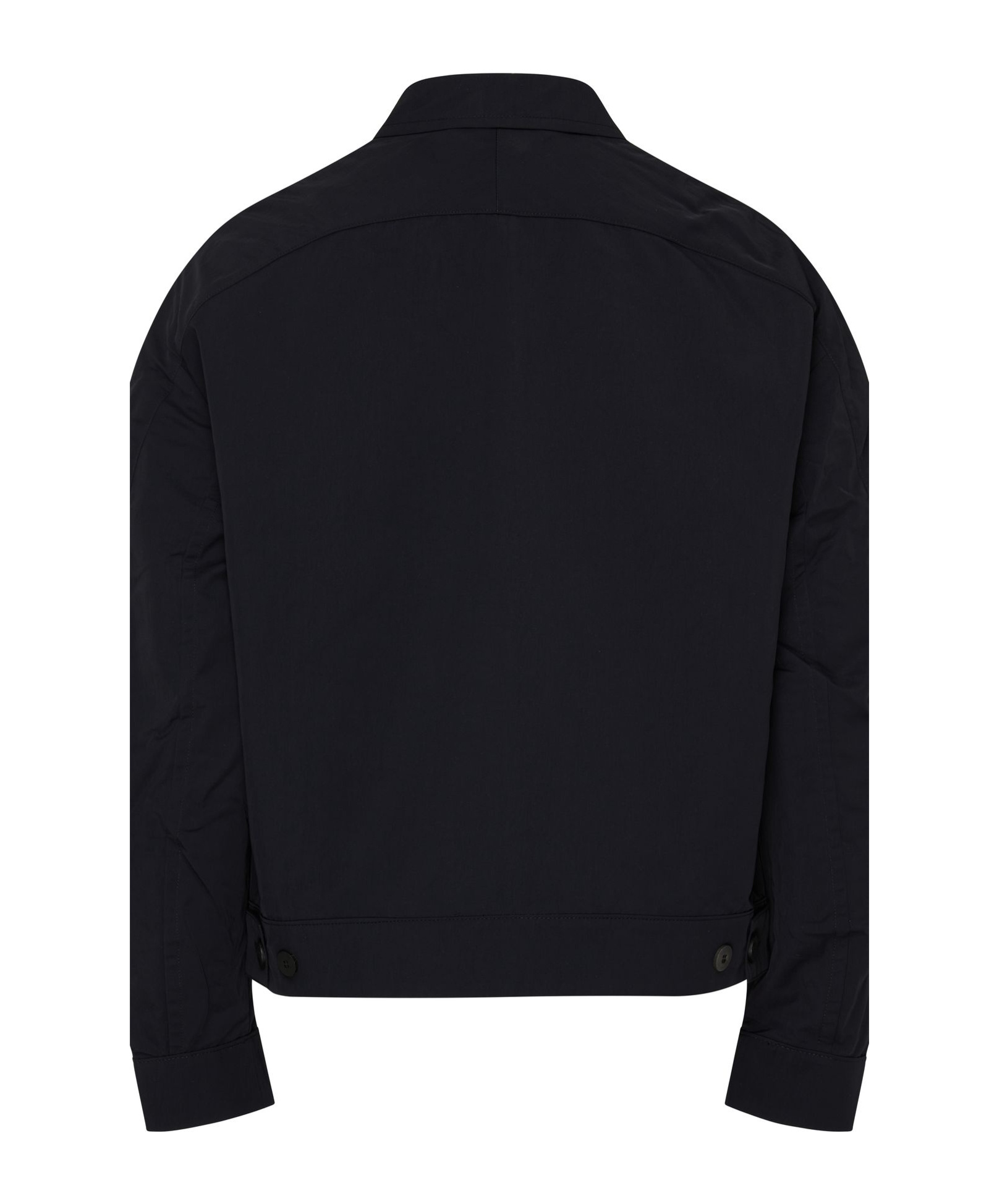 Shop Jacquemus Zippered Casual Jacket In Black
