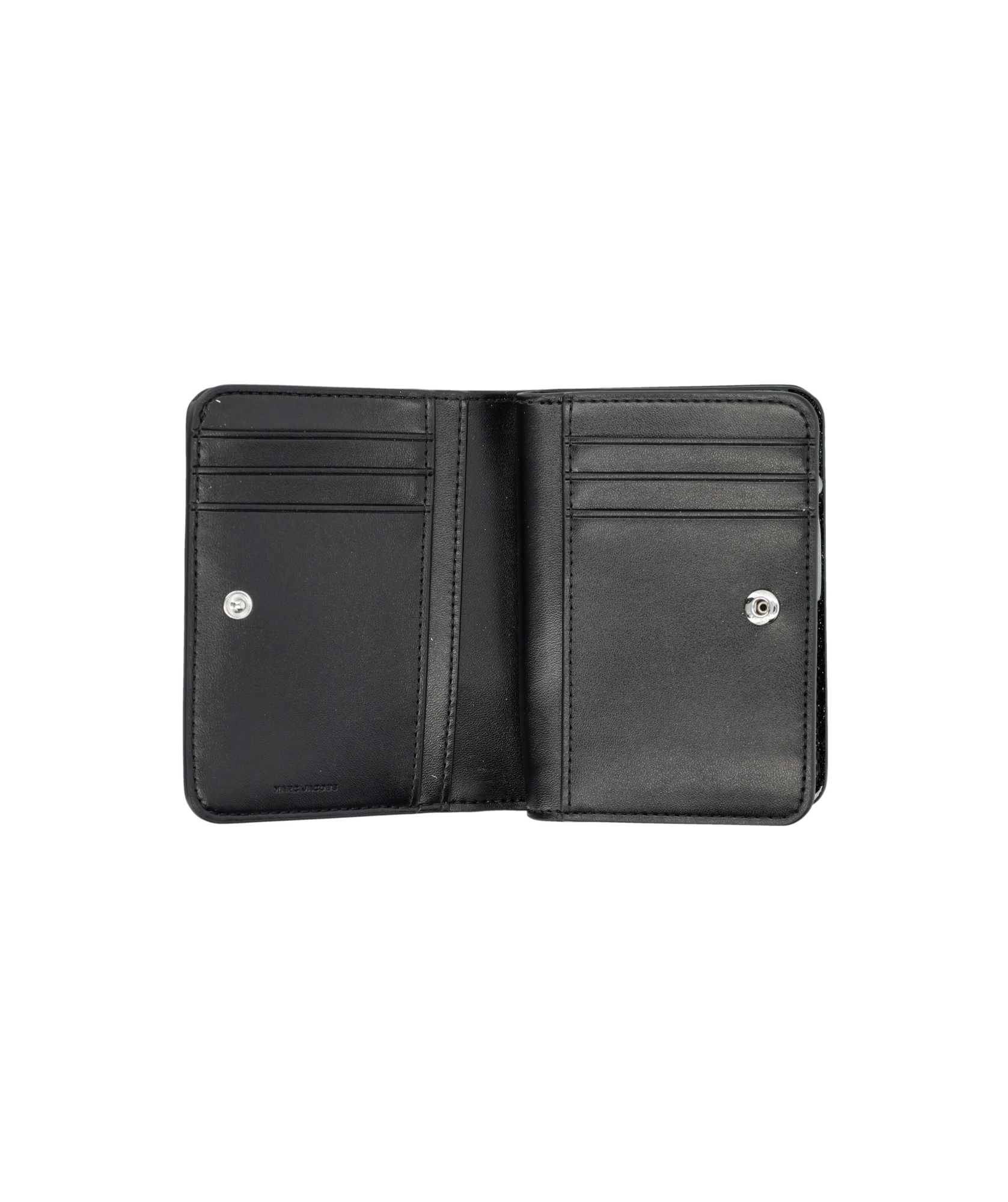 Marc Jacobs Double-fold Wallet In Black