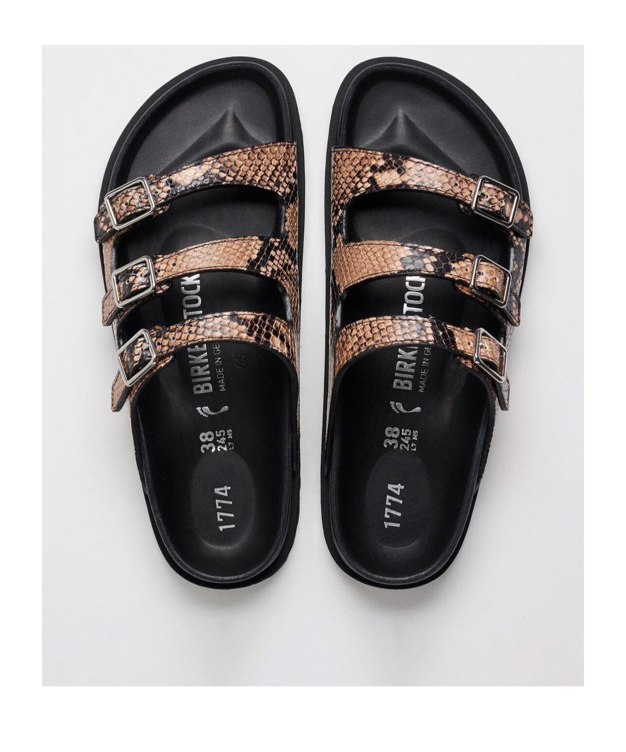 Shop Birkenstock Florida Slides In Black