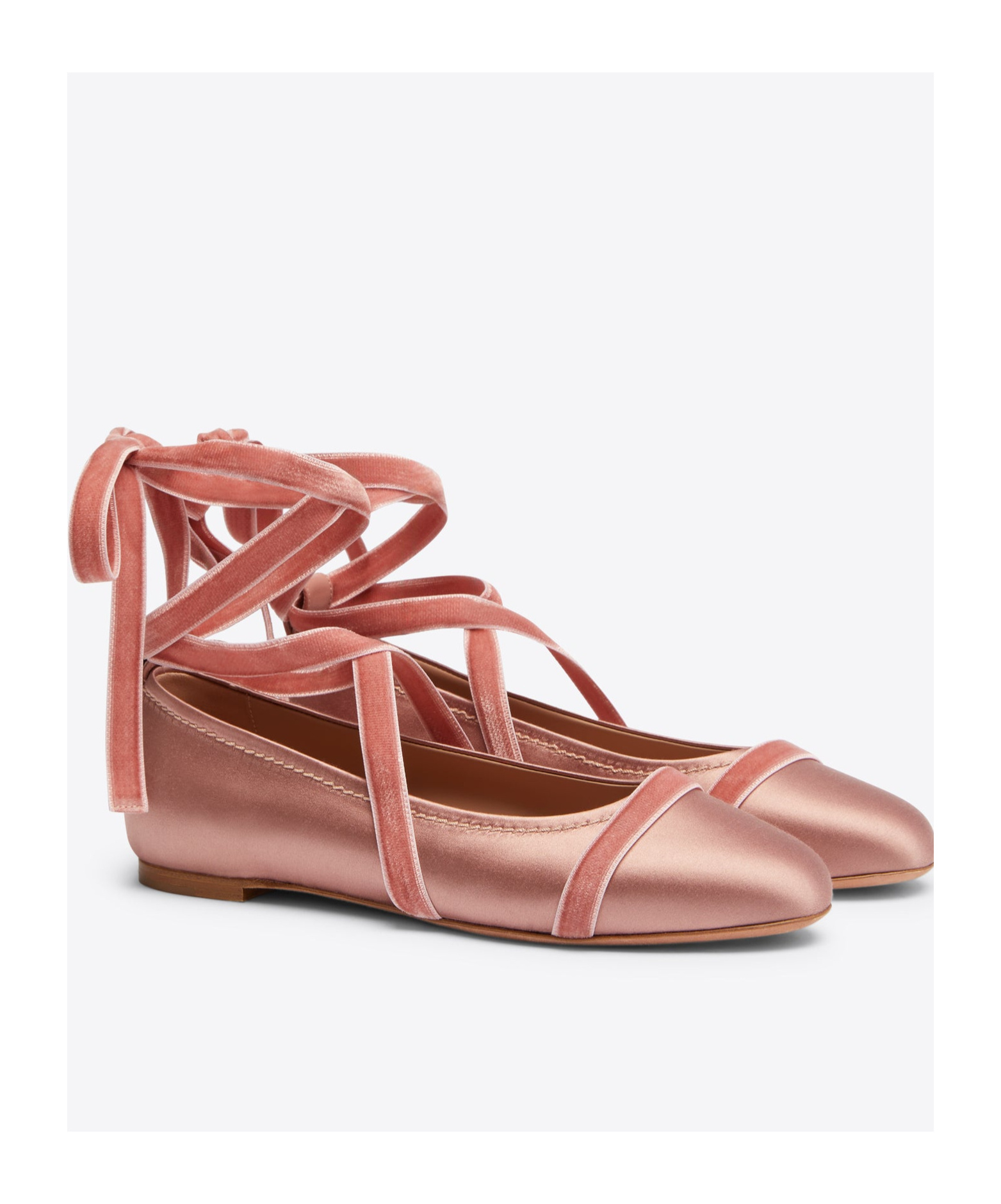 Malone Souliers Spencer Ballerina Shoes In Pink