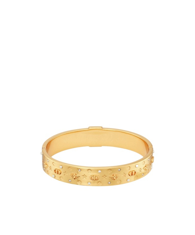 Dior Logo Bracelet In Yellow