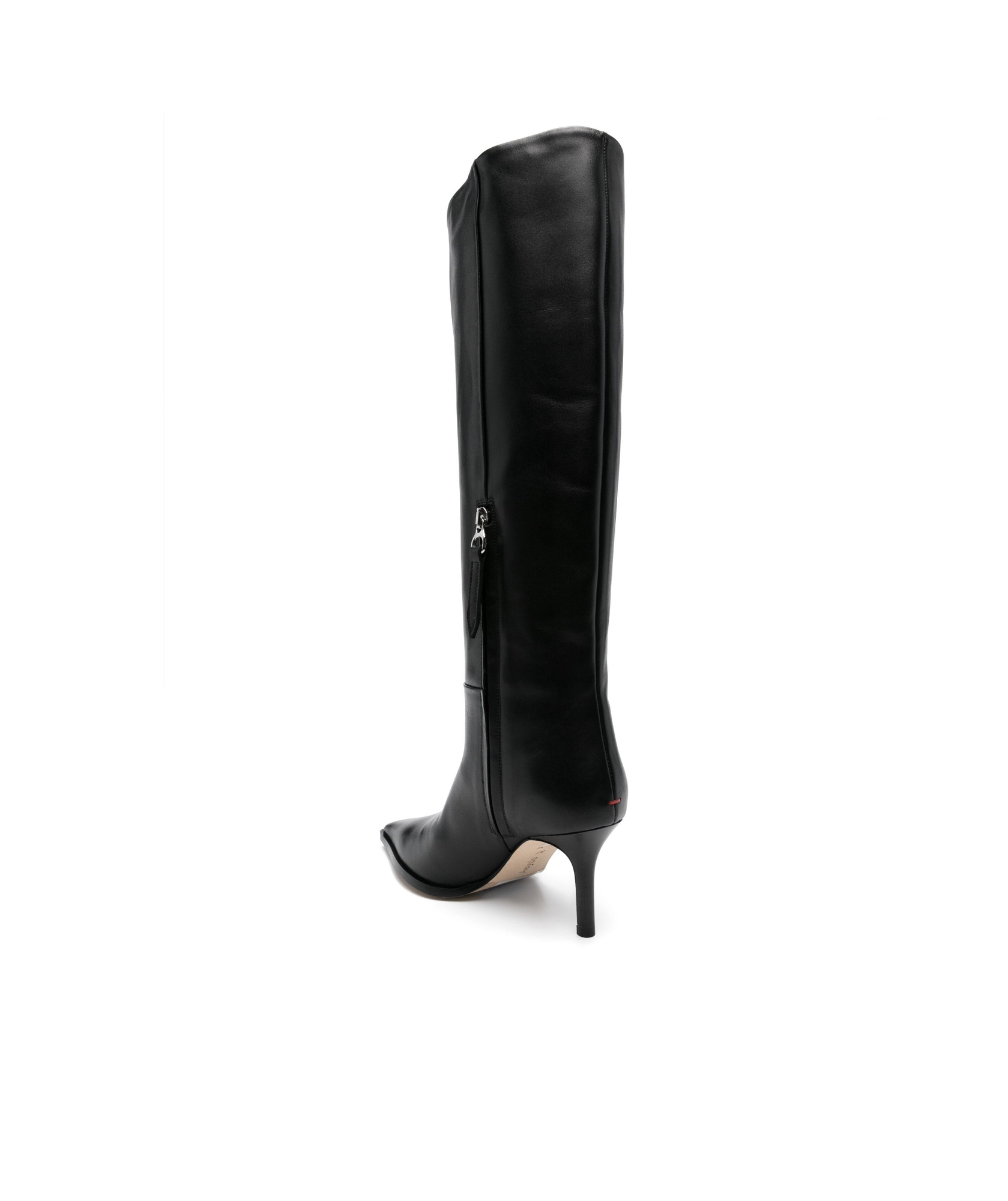 Aeyde 55mm Torin Leather Tall Boots In Black