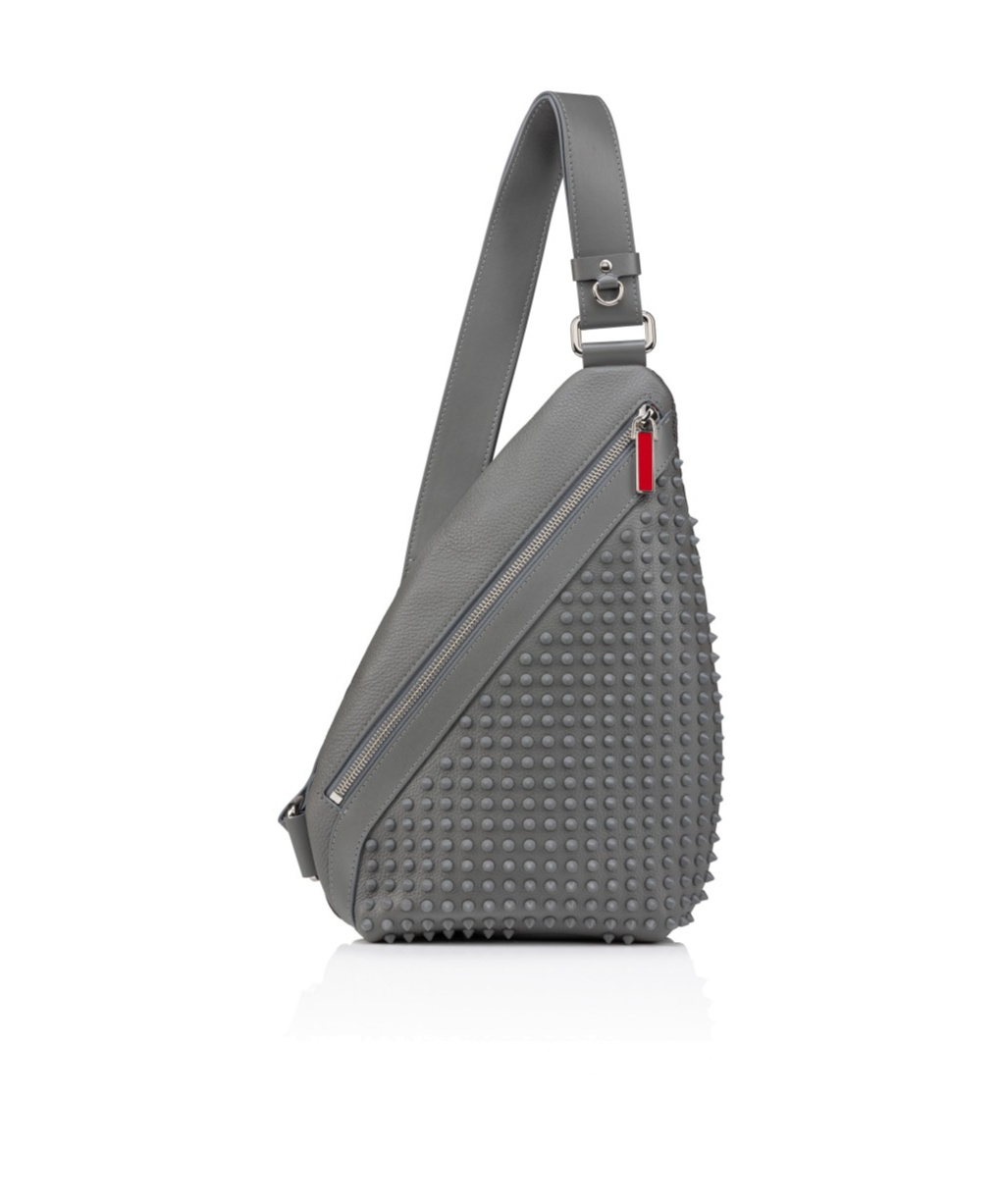 Christian Louboutin Funky Cross-body Chest Bag In Gray