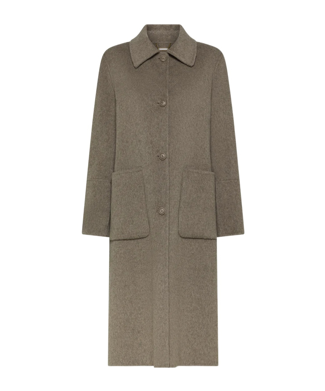 Seventy Straight-line Coat In Green