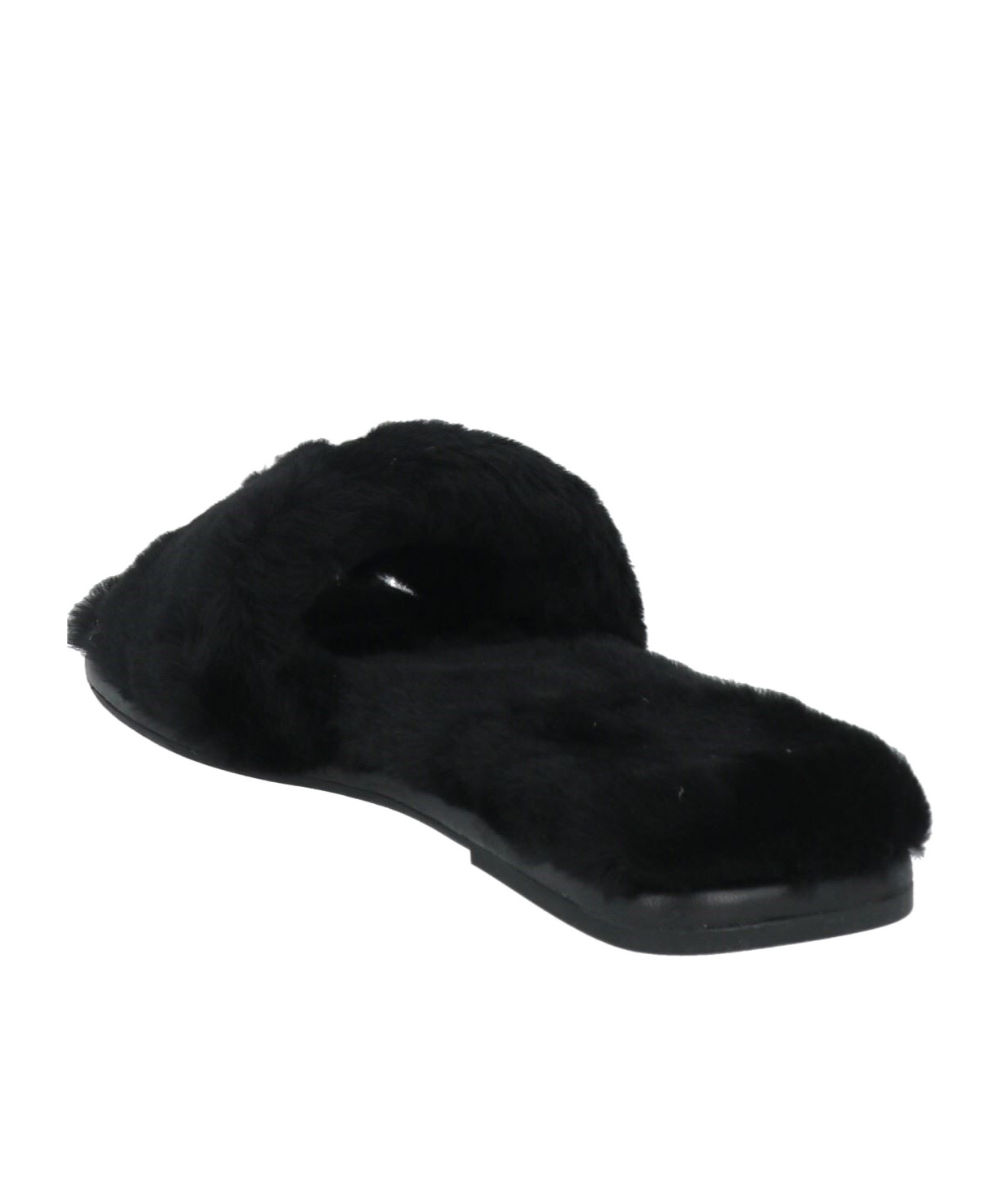 Tory Burch Wool Lined Slippers In Black