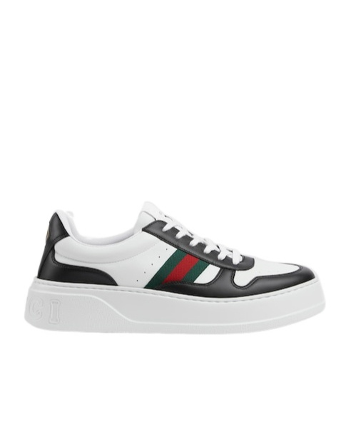 Gucci Chunky B Leather Sneakers In Multi