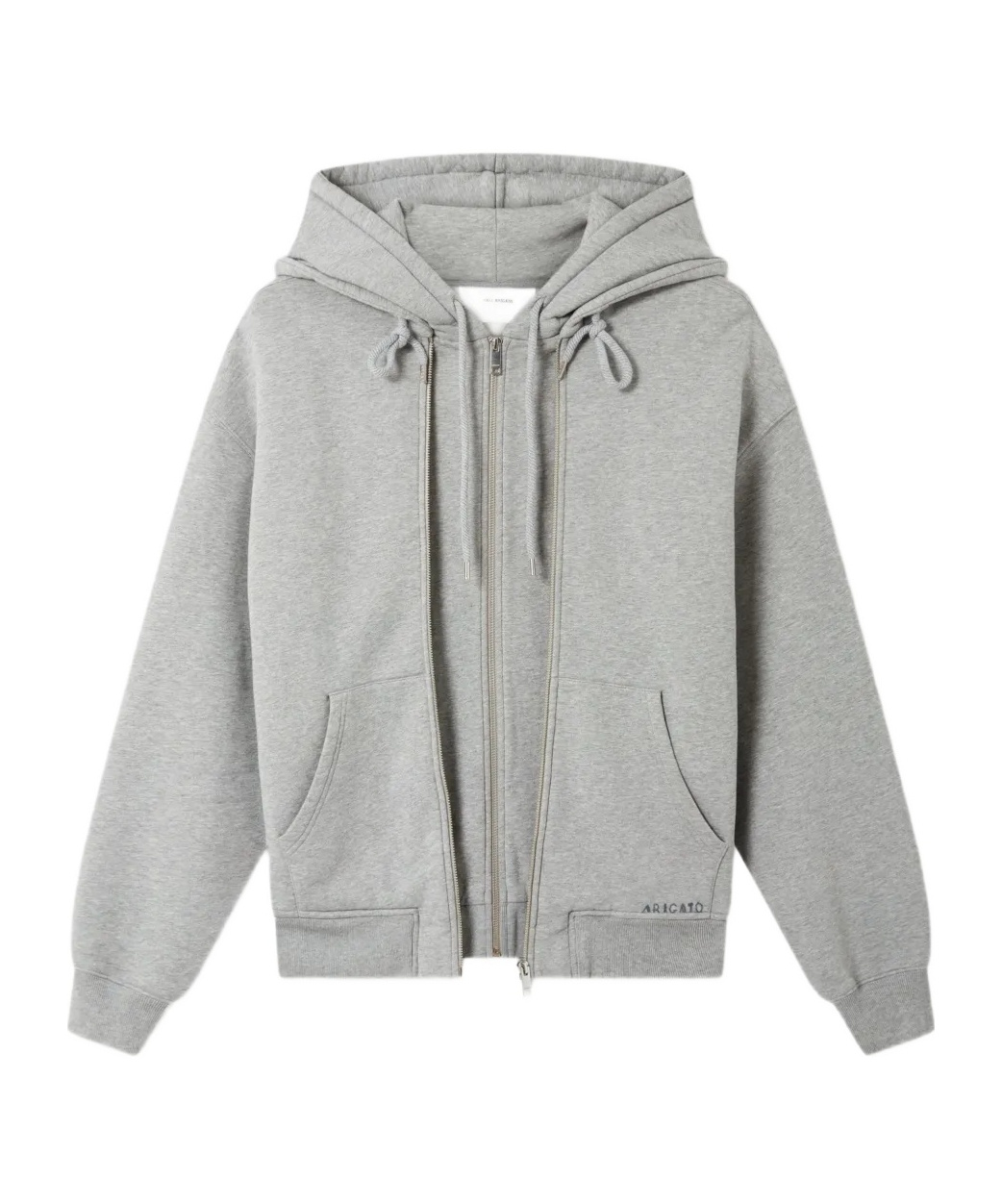 Axel Arigato Men Zip Hoodie In Gray
