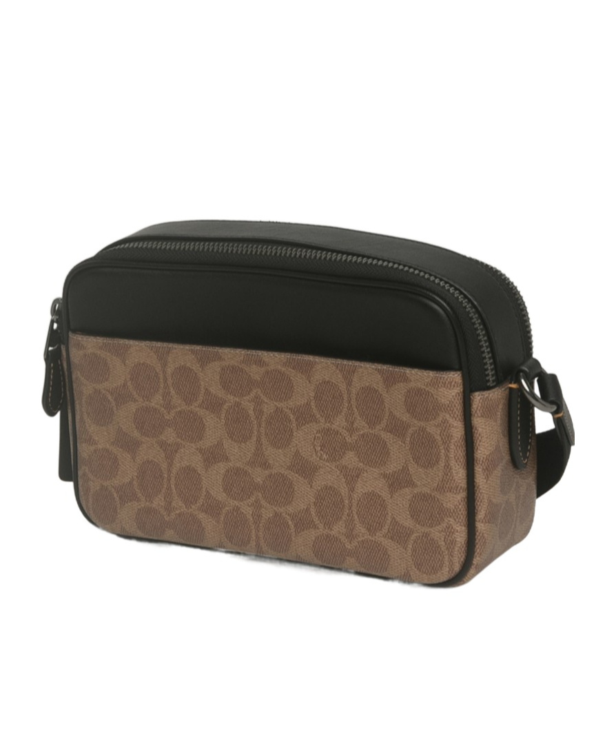 Coach Zippered Shoulder Bag In Brown