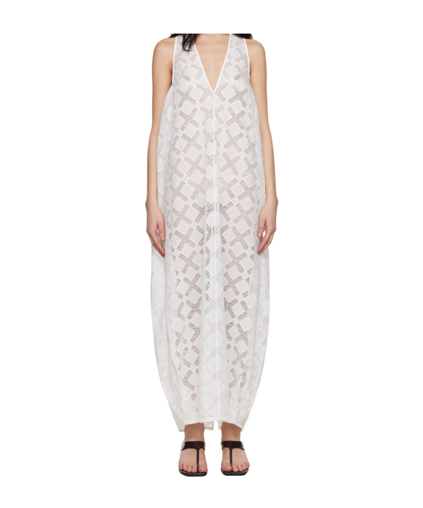 Tove Sleeveless Dress In White