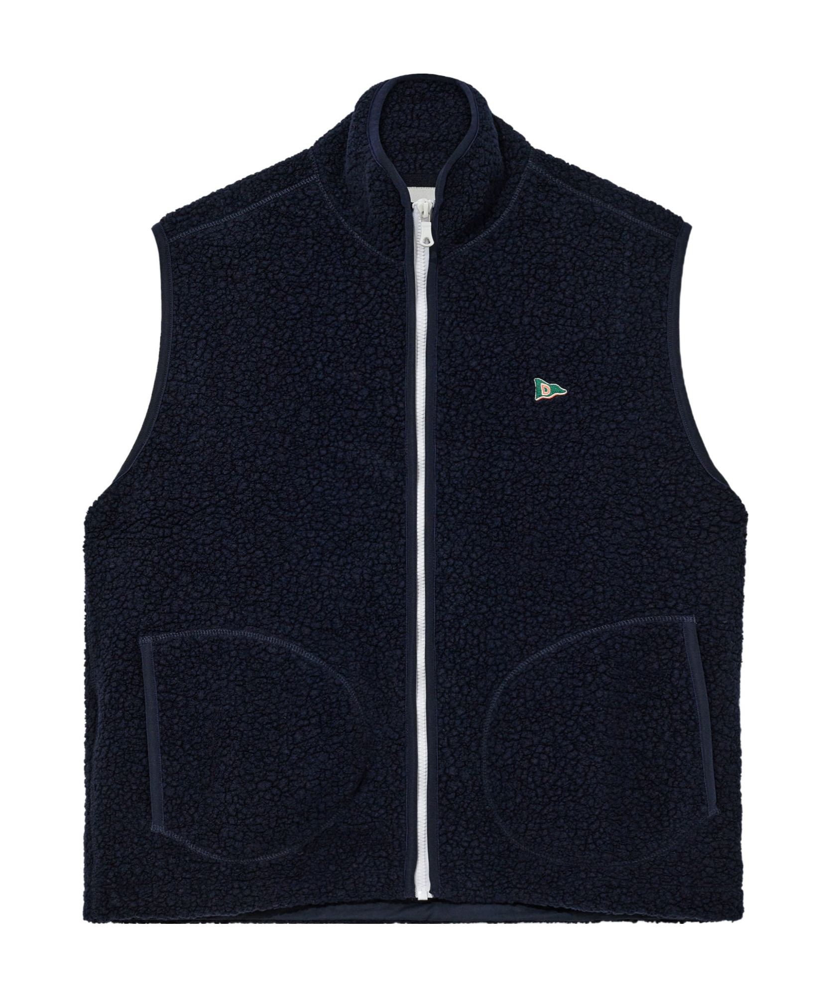 Drake's London Sleeveless Vest In Black