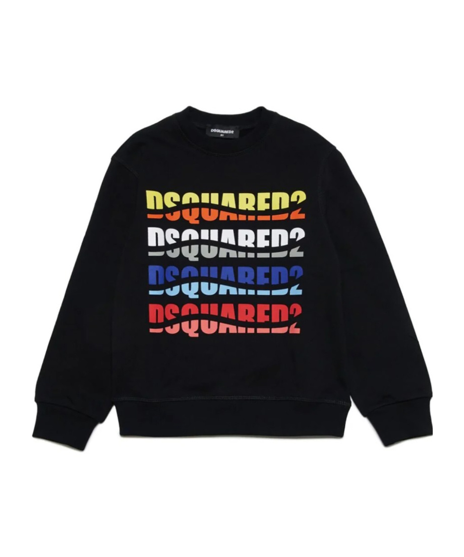 Shop Dsquared2 Long-sleeved Sweater In Black