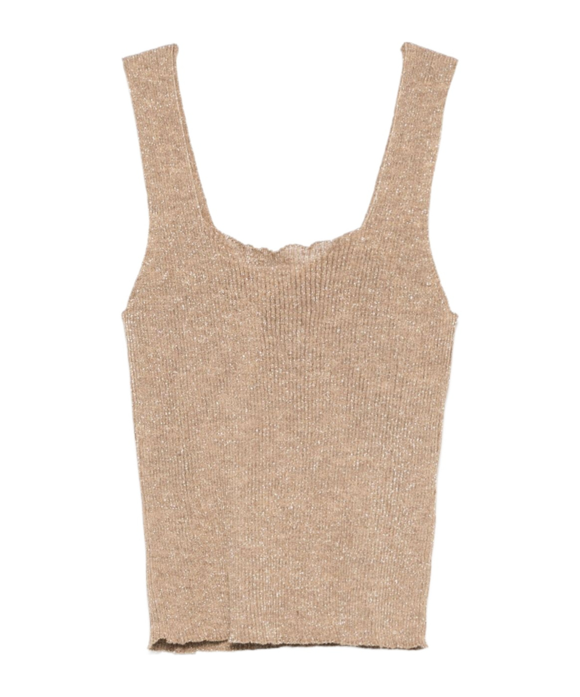 Twinset Twin-set Ribbed Lurex Top