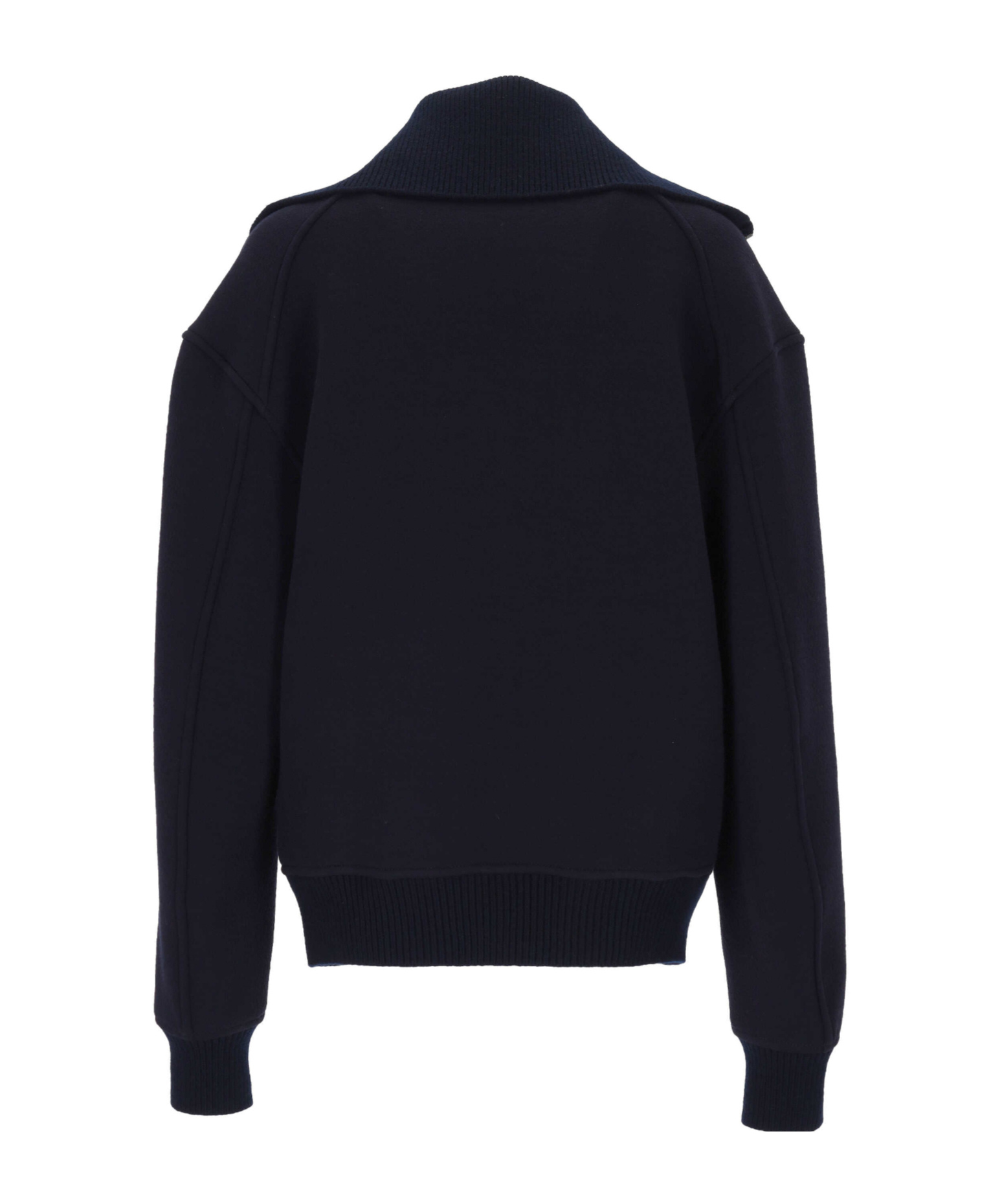 Jil Sander Half-zip Sweater In Black