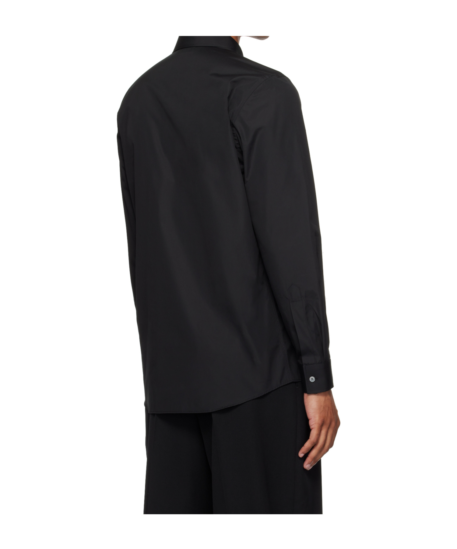 Moschino Long Sleeve Shirt In Black
