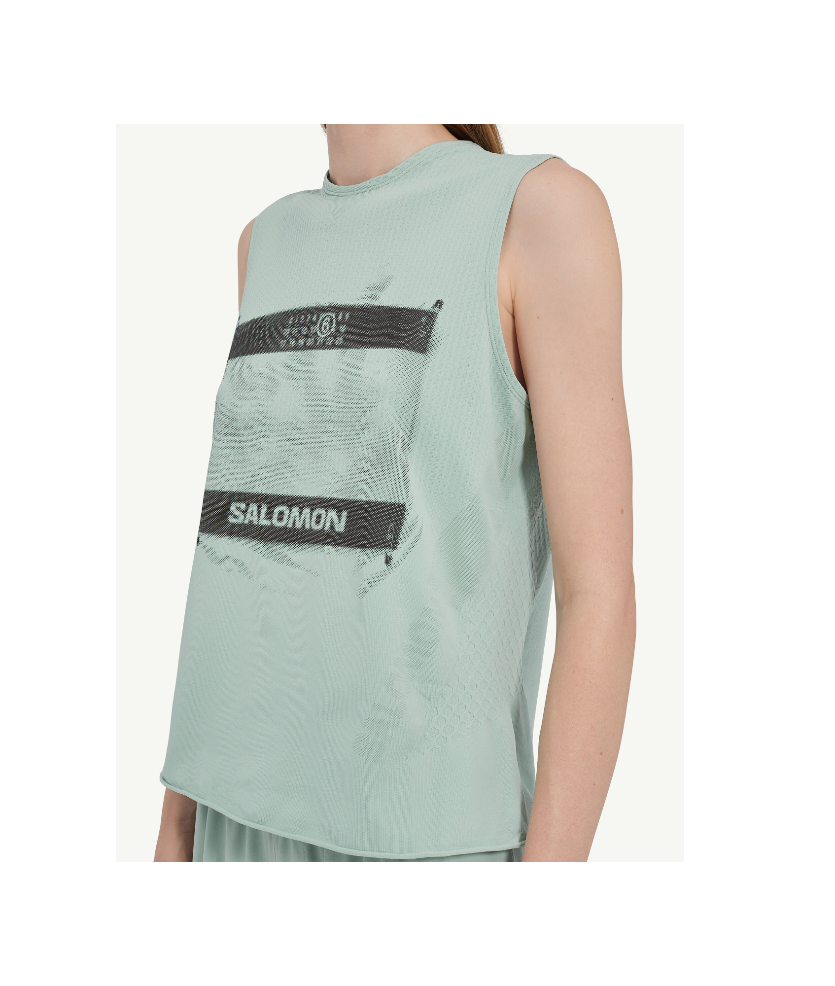 Shop Mm6 Maison Margiela Abstract Print T-shirt