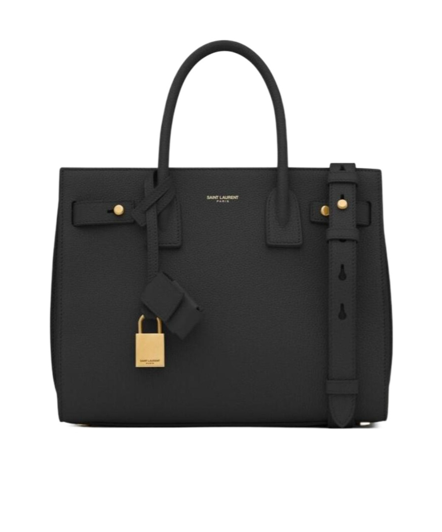 Saint Laurent Sac De Jour Tote Bag In Black