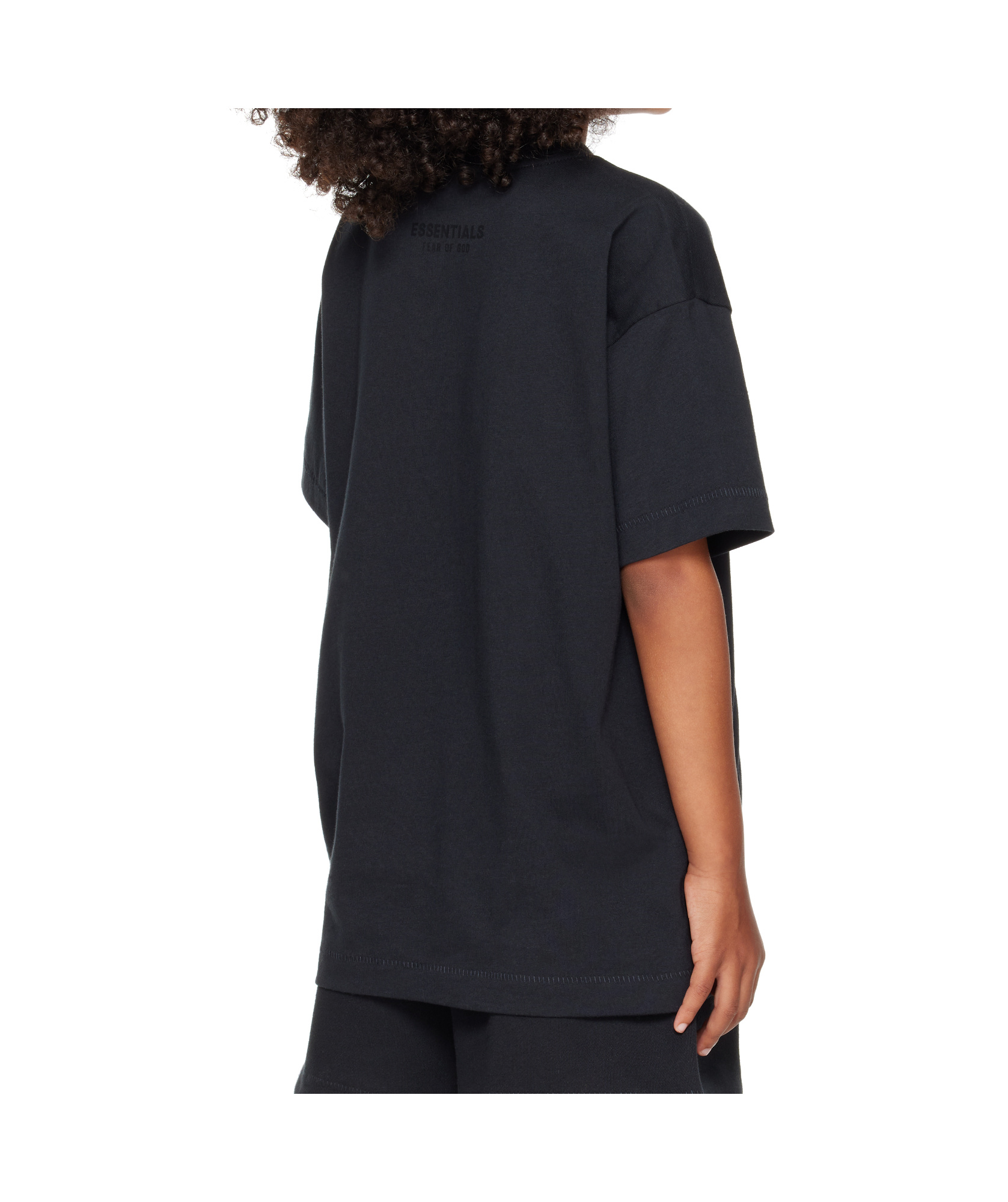 Essentials Logo-patch T-shirt In Black