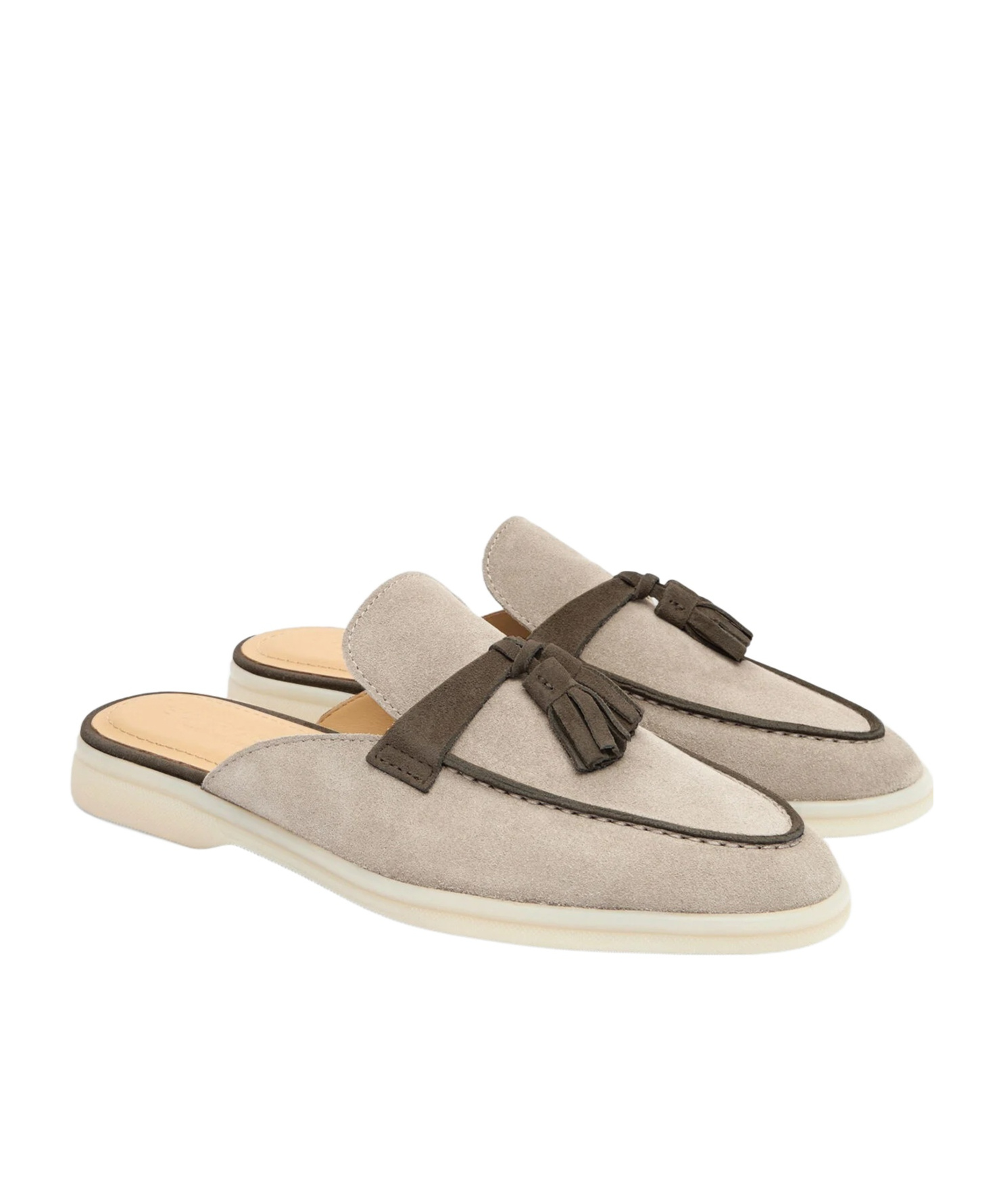 Scarosso Lucrezia Tassel-detailed Slip-on Mules In Multi