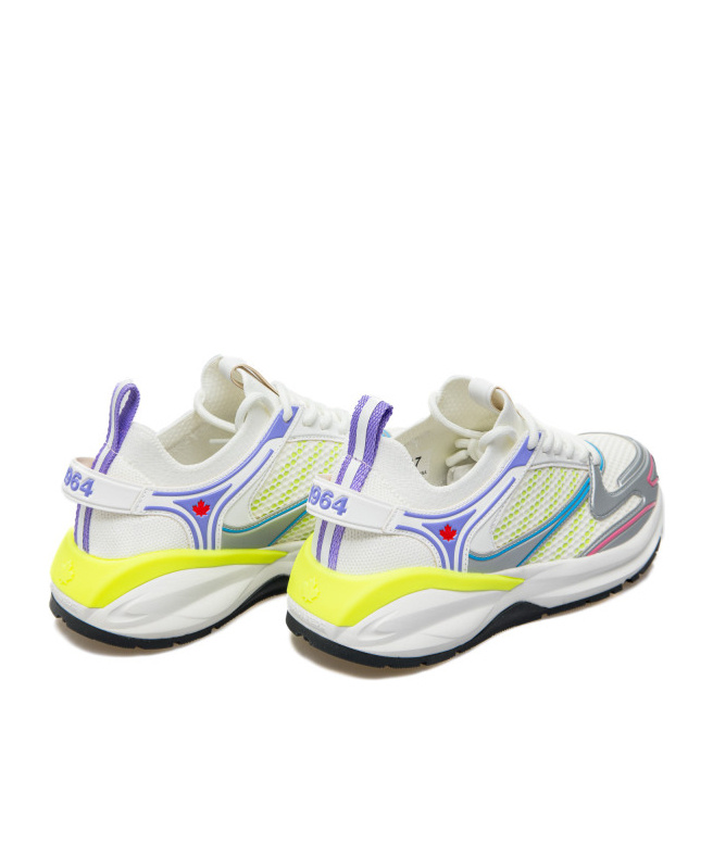 Shop Dsquared2 Dash Panelled Sneakers In White