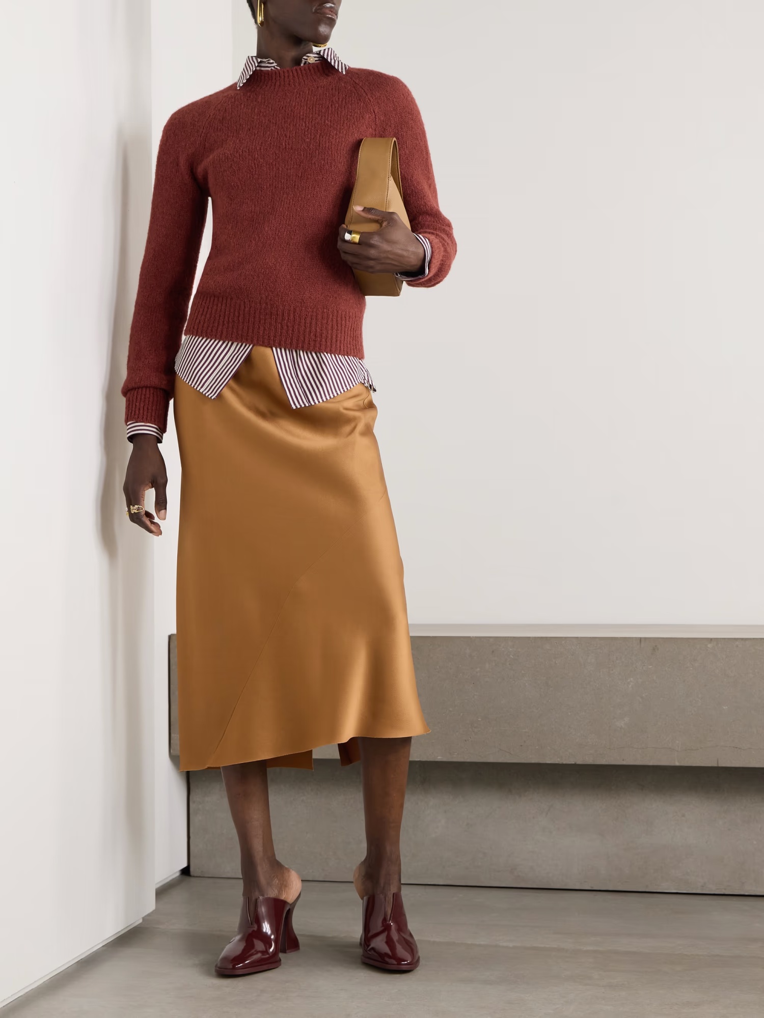 Dries Van Noten Round Neck Sweater In Red