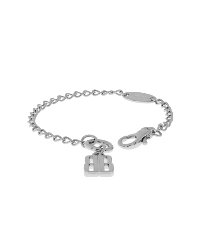 Balenciaga Nano Thin Bracelet In Silver