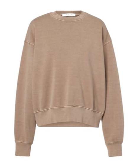 Slvrlake Cotton Jersey Sweatshirt In Brown