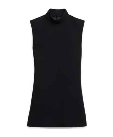 Celine A-line Stand Collar Dress
