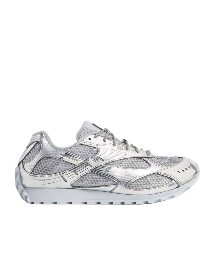 Bottega Veneta Orbit Lace-up Casual Sneakers In Gray