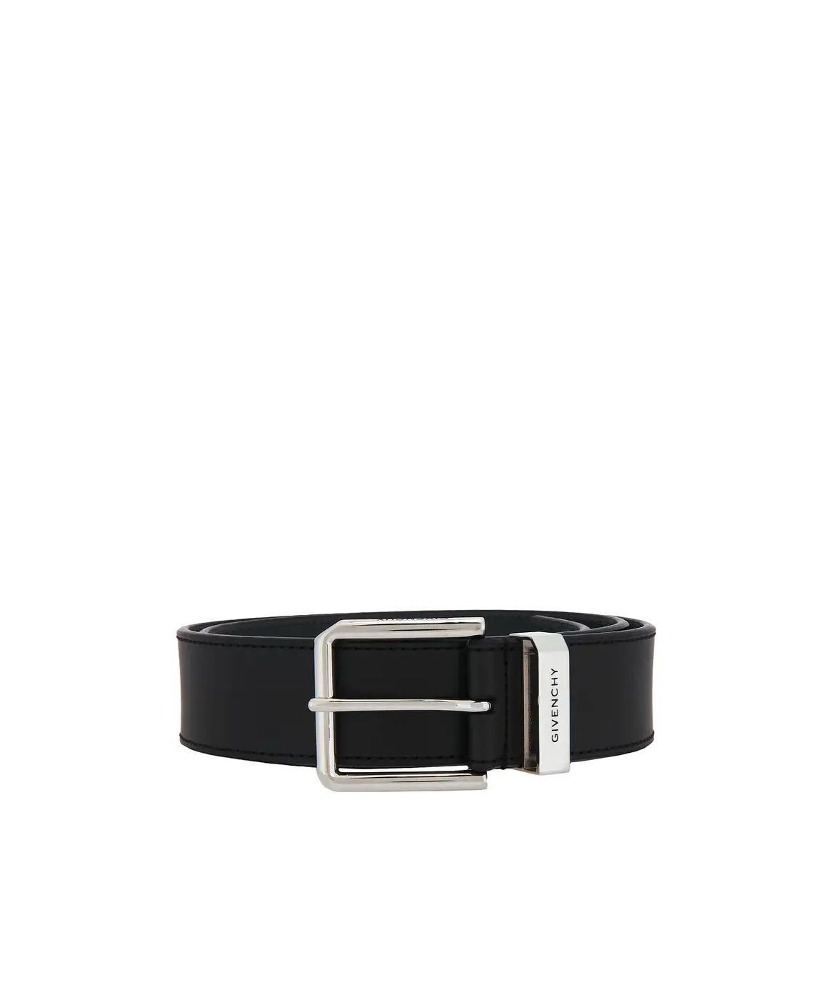 Givenchy Smooth Leather Gentleman Belt Accessories In Black