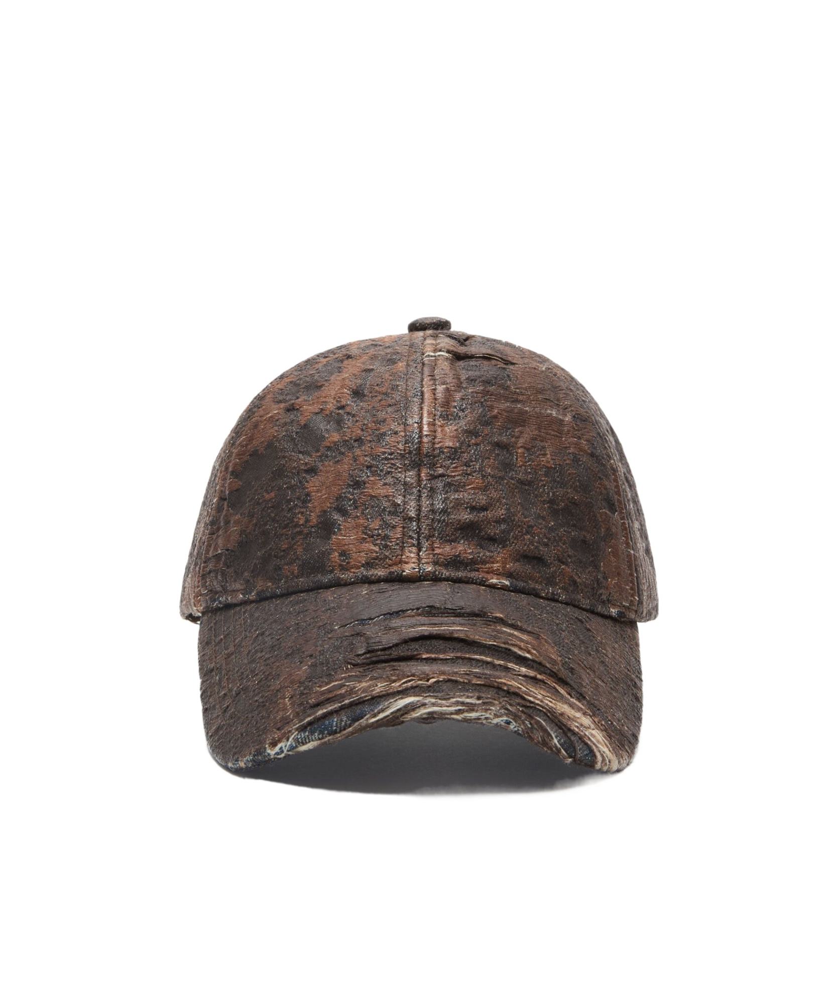 ACNE STUDIOS DISTRESSED MONOGRAM CAP